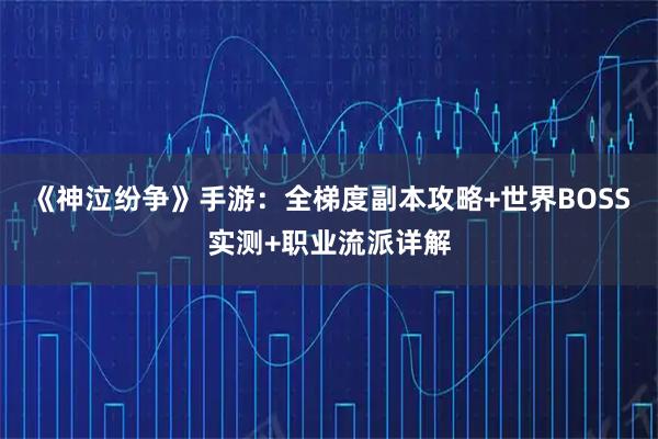 《神泣纷争》手游：全梯度副本攻略+世界BOSS实测+职业流派详解