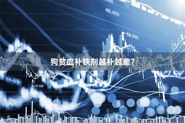 狗贫血补铁剂越补越差？